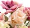 Artificial Flowers with Vase, 2pcs Pink Silk Roses in Pot, Fake Flowers Bouquet Decoration in Ceramics Vase Faux Floral Arrangement for Table Centerpieces Spring Decor Home Office Farmhouse